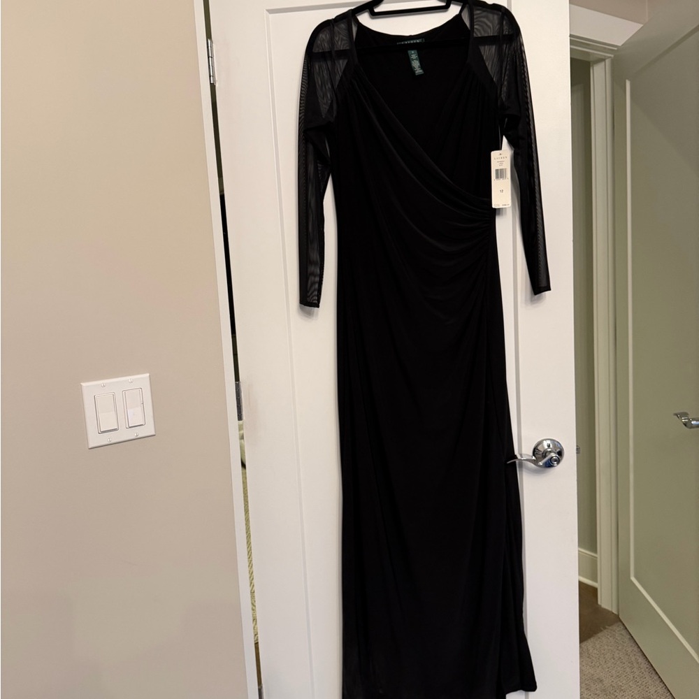 Lauren Ralph Lauren Black Long Sleeve Dress